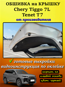 {{photo.Alt || photo.Description || 'Обшивка карпетом на крышку багажника Tenet T7, Chery Tiggo 7L'}}